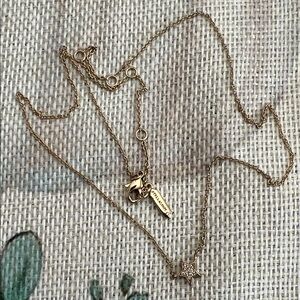 Stella & Dot Gold Star Charm Necklace